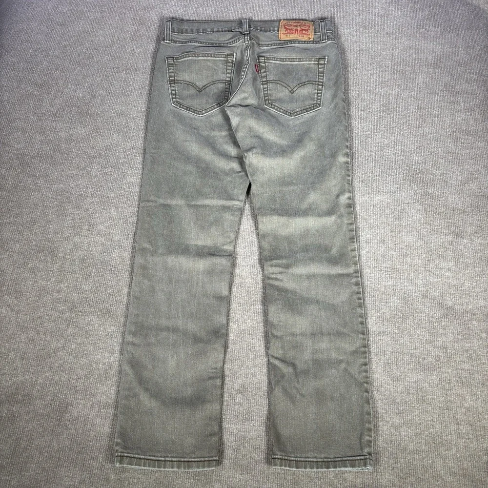 Levis 511 Jeans Mens 30x28 (Tag31x30) Slim Fit‎ Straight Olive Green Denim